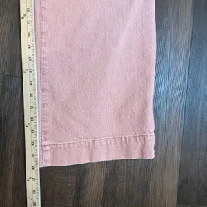 Faherty Wide Leg High Rise Pants Rose Pink Cotton Blend Size 30 Coastal Casual thumbnail 2