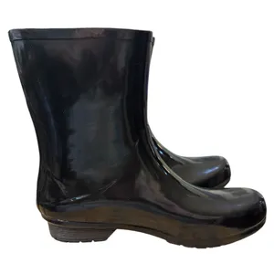 Chooka Women's Polished Mid Rain Boot Black Size‎ 11 thumbnail 1