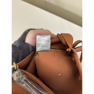 NWT Malibu Skye Brown Vegan Faux Leather Wristlet Purse Zipper Festival Concert thumbnail 7