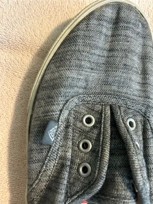 Roxy Gray Knit Slip-On Loafers thumbnail 2