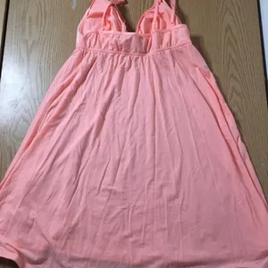 New Victoria's Secret Lacey Chemise Pajama Gown Peach 🍑 Lighter Pink Size Xs thumbnail 5