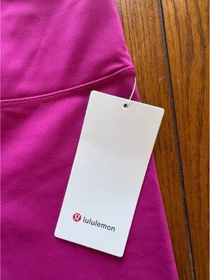 Lululemon Wunder Train High Rise 25” Magenta Purple Size 6 NWT thumbnail 5