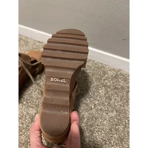 Sorel Women Joanie Ankle Leather Lace Up Open Toe Wedge Sandals shoes sz 6.5 thumbnail 6