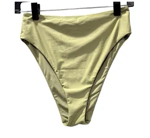 Aerie Women's Sage 90s High Cut Cheeky Bikini Bottom Sz M thumbnail 5