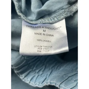 Threads 4 Thought blue chambray elastic waist pants sustainable Medium thumbnail 5