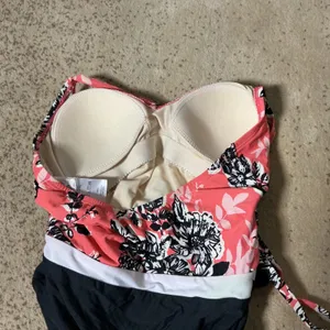 Sea Angel Womens Beachwear‎ Floral Halter One Piece Colorblock Swimsuit Size S thumbnail 7