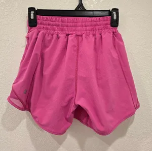 Lululemon Hotty Hot High-Rise Short Sonic Pink Size 2 thumbnail 1