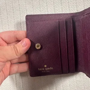 Kate Spade New York Purple Zip Around Wallet Small Card Holder thumbnail 12
