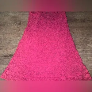 Victoria’s Secret RARE Y2K HOT PINK LACE Mini Lingerie Dress Large thumbnail 8