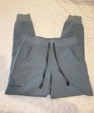 Light Blue FIGS Scrub Pants thumbnail 1