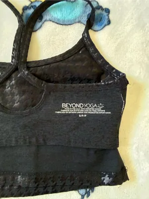 Beyond Yoga Houndstooth Matching Set 2PC Leggings Crop Tank Small Athleisure Y2K thumbnail 8