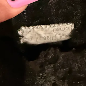 Hey Dude Black Fur Shoes thumbnail 9