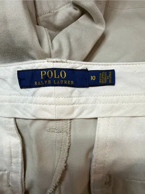 POLO Ralph Lauren Women’s 100% Cotton Chino Khaki Shorts 4” Inseam Size 12 thumbnail 4