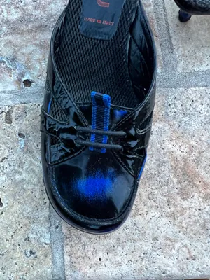 Vintage (rare) blue sporty kitten heels thumbnail 4