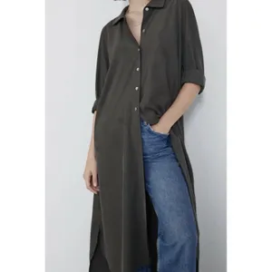 Zara Shirt Button Down Dress Parisian 90s Minimalist Capsule Layering London thumbnail 7