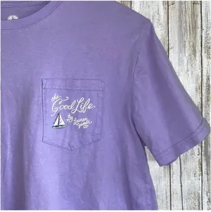 Lauren James Purple Tee •Medium thumbnail 2