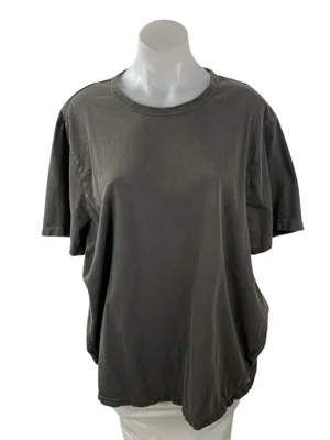 Madewell All Day Tee Oversized Gray Short Sleeve Crew Neck Boxy T-Shirt Top XL thumbnail 1