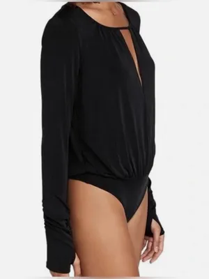 Intimately Free People Kaya Womens Keyhole‎ Thumb Hole Bodysuit Size Small thumbnail 3