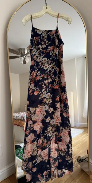 Lulus Floral Maxi Dress thumbnail 1