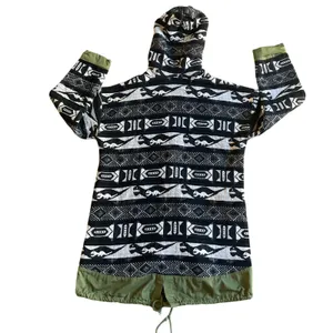 Sloane Rouge Women’s Hooded Jacket Aztec Tribal Print Size M Boho thumbnail 3