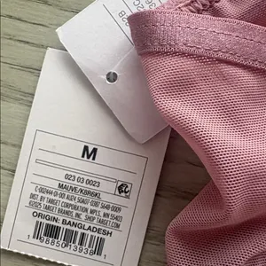Auden Mesh Unlined Wirefree Bralette Pink Size Medium New NWT thumbnail 5