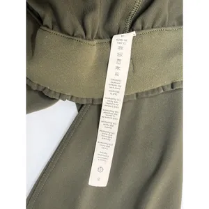 Lululemon Womens Size 8 Dark Olive Green Jogger Pants Athleisure High Rise Gym‎ thumbnail 8