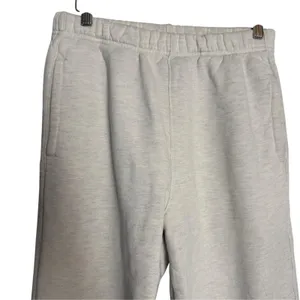 Agolde Revolve Kelby Oatmeal Heather Fleece Lined Lounge Jogger Sweatpants Small thumbnail 4