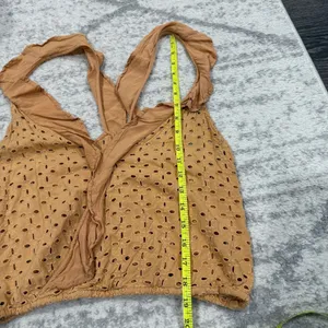 Free People Maeve Ruffle V-neck Eyelet Tank Top thumbnail 8