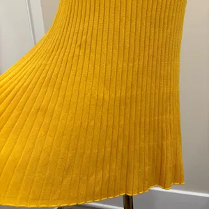 MM LaFleur Dylan Dress Tuscan‎ Yellow Slinky Knit Ribbed Sleeveless Midi Size XS thumbnail 6