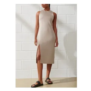 Abercrombie & Fitch YPB neoKNIT Unlined Column Midi Dress Size Medium thumbnail 9