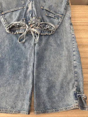 We The Free CRVY Outlaw Wide Leg Baggy Jeans Women Size Small thumbnail 12