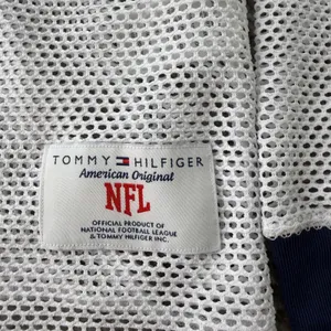 Tommy Hilfiger NFL Tennessee Titans Mesh Long Sleeve Jersey Top White Blue Large thumbnail 3