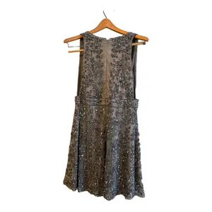 NBD X‎ Revolve Irena Dress Bead and Sequin Embellishments Gray Sz M thumbnail 6