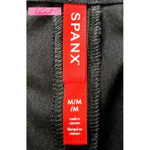 Spanx Polished Ankle Slim Pants Classic Black High-Rise Waist Shapewear Trousers thumbnail 7