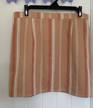 NWT | Nasty Gal women’s striped‎ miniskirt — size 8 thumbnail 1