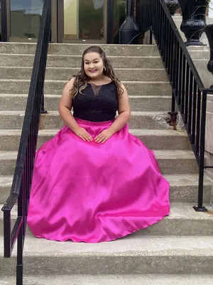 Sydney’s closet prom dress Pink Size 16 thumbnail 3