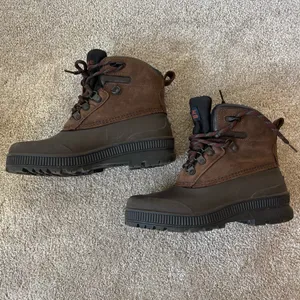 Sorel Kaufman Womens Winter Duck Boots Rubber Leather Insulated Fleece Liner thumbnail 4