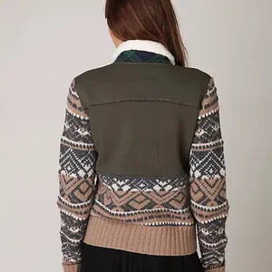 We The Free Fairisle Bomber Jacket: Size Large thumbnail 2