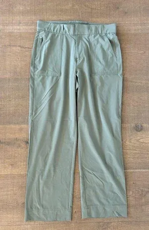 athleta tribeca utility crop laurel olive pants thumbnail 3