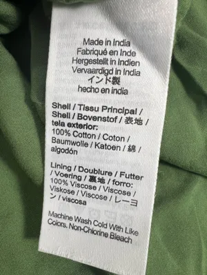 J. Crew Olive Green Calliste mini dress in cotton voile thumbnail 8