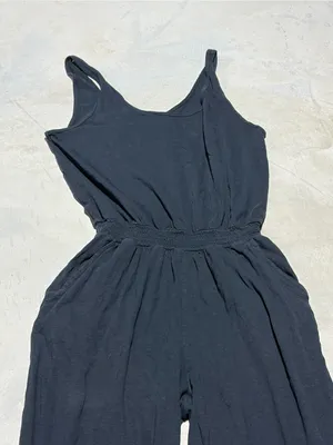 Aerie charcoal gray Sleeveless Jumpsuit with Elastic Waist medium thumbnail 5