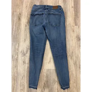 Madewell 9 inch High Rise Skinny Jeans Distressed Blue‎ Wash Size 30 thumbnail 3