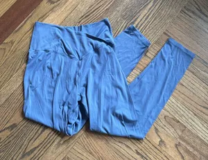 aerie Blue High-Waist Leggings thumbnail 1