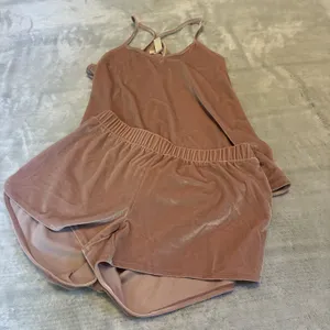 Madewell Blush Pink Crushed Velvet Cami And Shorts Womens XS Casual Sleeveless thumbnail 9