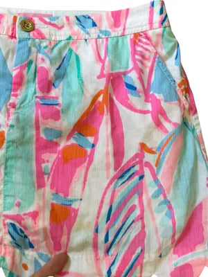 Lilly Pulitzer Buttercup Scalloped Skort Size 8 Sailboats thumbnail 5