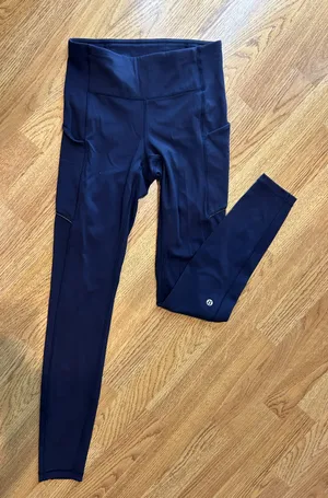 Lululemon Navy swift speed high rise right 28” leggings thumbnail 1