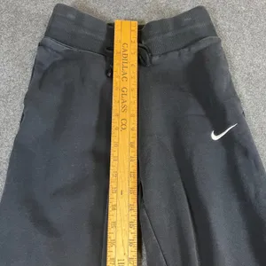 Nike Womens Sportswear Fleece‎ Joggers Black Sweatpants Small Drawstring Swoosh thumbnail 4