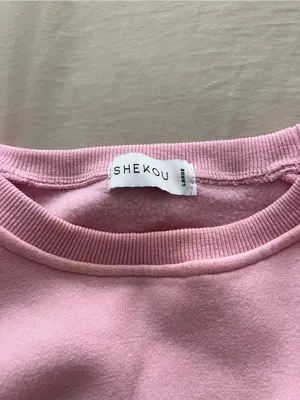 Pink Crewneck with Edgy Red Zipper Trim thumbnail 2