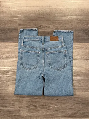 Madewell The Perfect Vintage Jean Womens Light Wash High Rise Straight Leg Sz 23 thumbnail 10