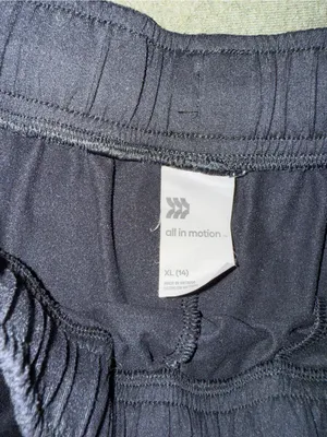 all in motion Women's Black Athletic Drawstring Shorts thumbnail 2